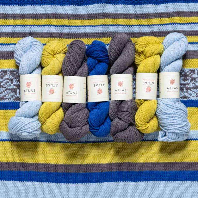 Blossom Stripe Shawl Bundle Modern Daily Knitting