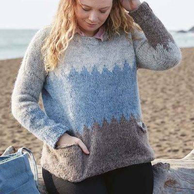 Moxidress Rita Perspective Patchwork Knit Pullovers