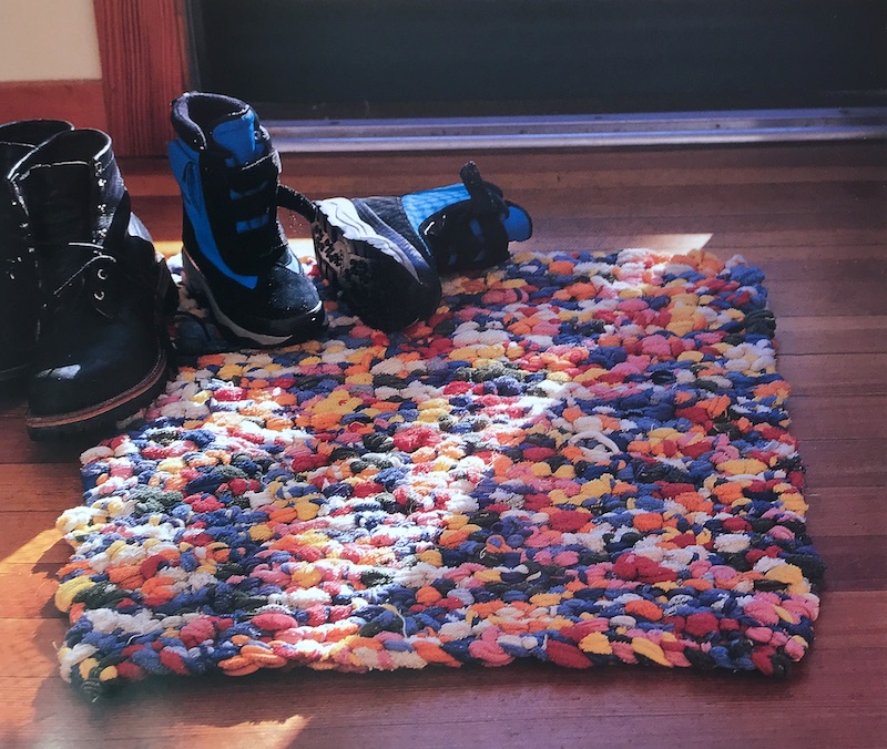 Free Pattern That Potholder Loop Rug Modern Daily Knitting