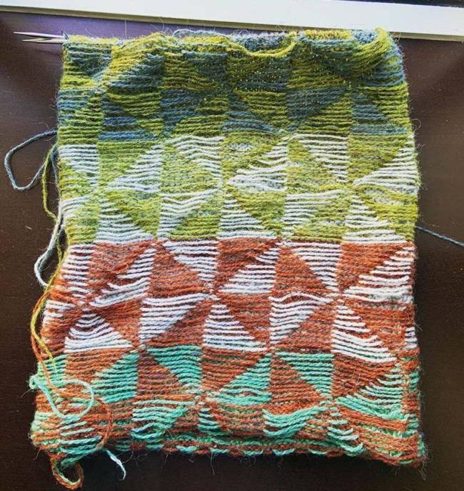 Kaffealong Helper How to Catch Floats Modern Daily Knitting