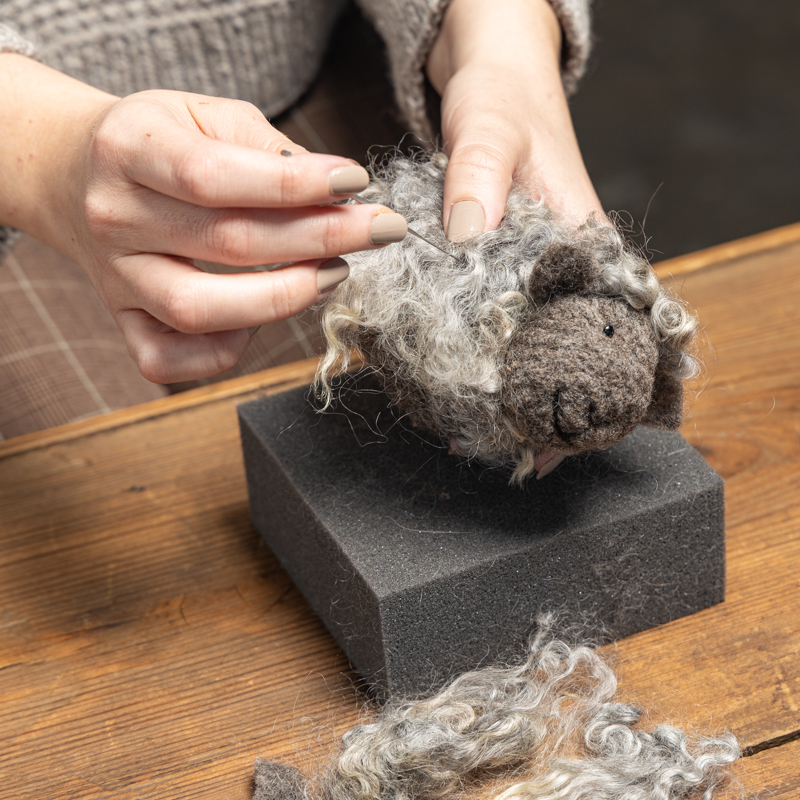 Sheep Needle Felting Kit Sheep Needle Felting Kit