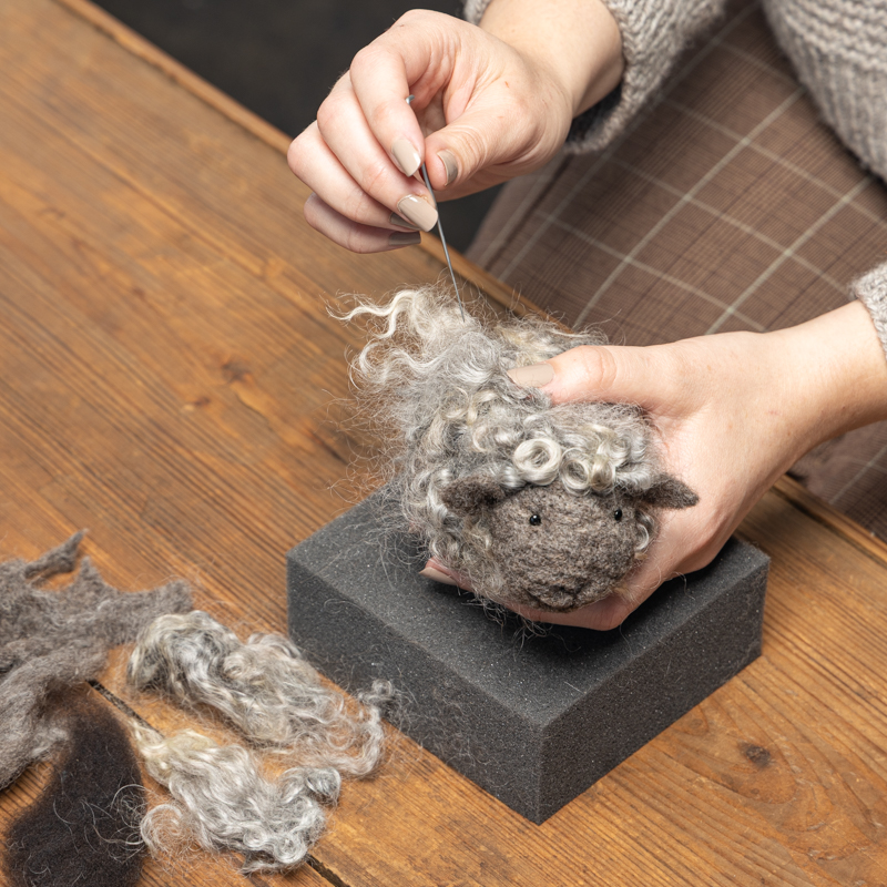 Sheep Needle Felting Kit Sheep Needle Felting Kit