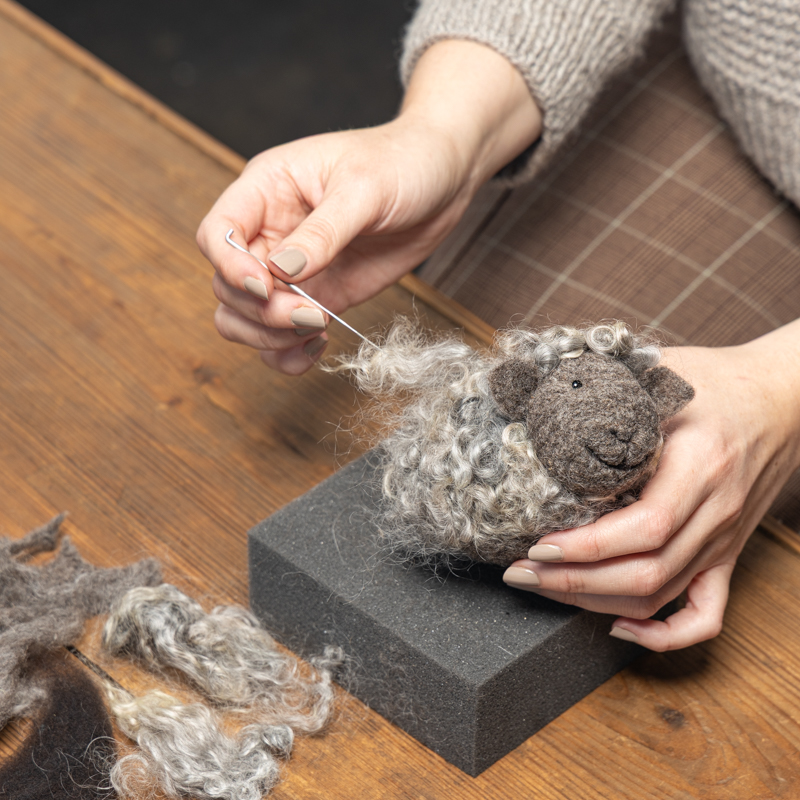 Sheep Needle Felting Kit Sheep Needle Felting Kit