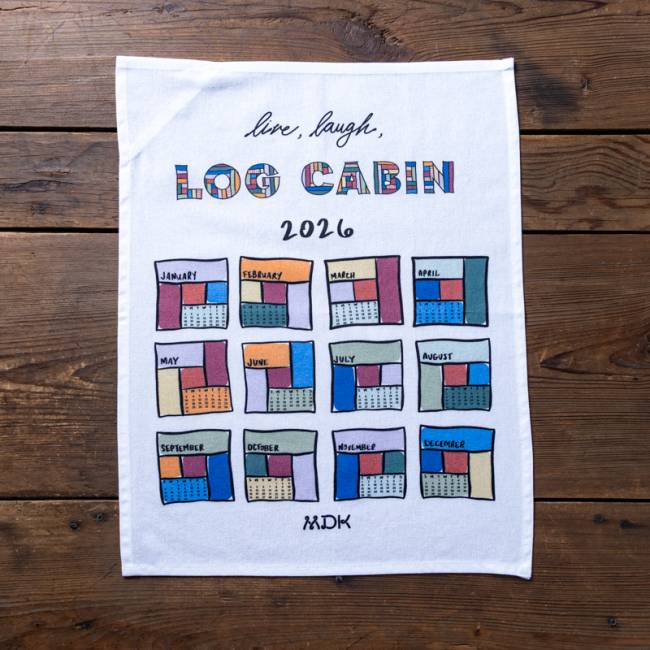 MDK Calendar Tea Towel 2026 MDK Calendar Tea Towel 2026